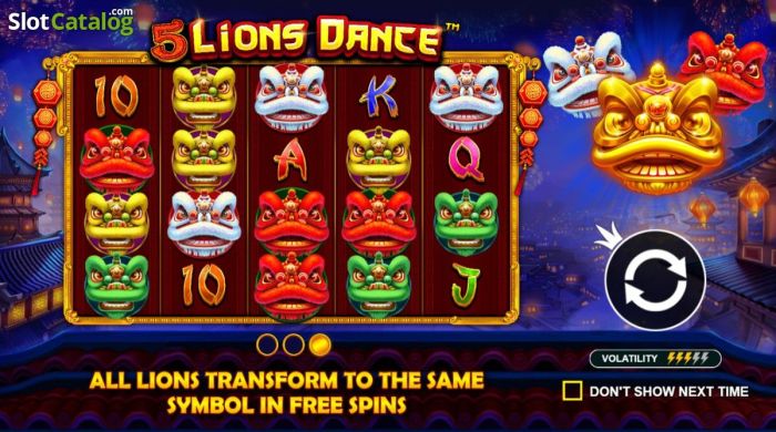 Rahasia Jackpot 5 Lions Dance Slot Pragmatic